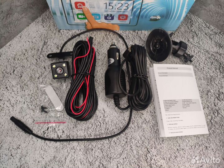 Видеорегистратор dual lens Vehicle blackbox DVR