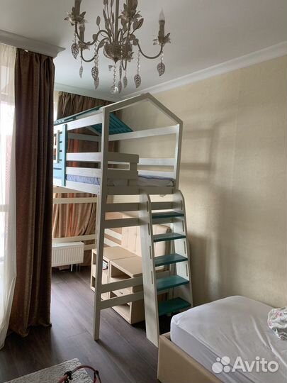 Детская кровать домик с матрасом