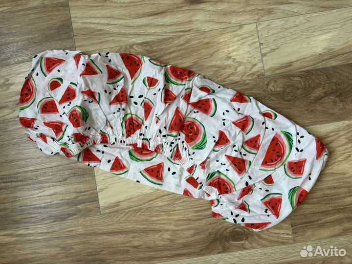 Просытня на резинке для овального матраса