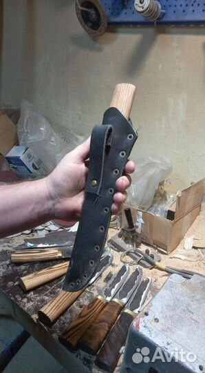 Нож охотничий якутский кованый