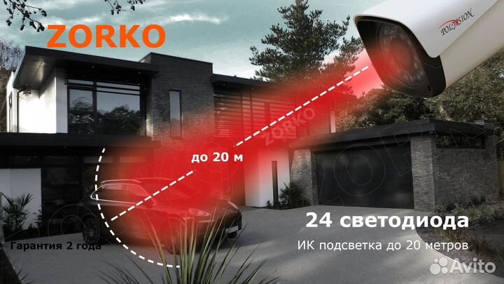 Видеонаблюдение - комплект на 4 AHD в Омске