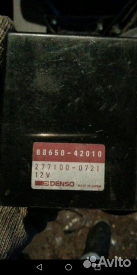 Блок управления климат-контролем на Toyota Rav4 SX