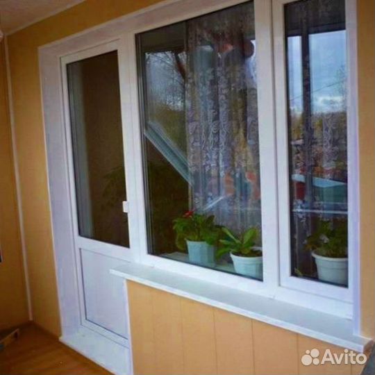 Пластиковое окно новое с установкой