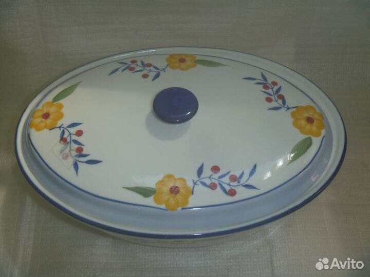 Две- Керамико-Фарфоровые Кастрюли для Духовки