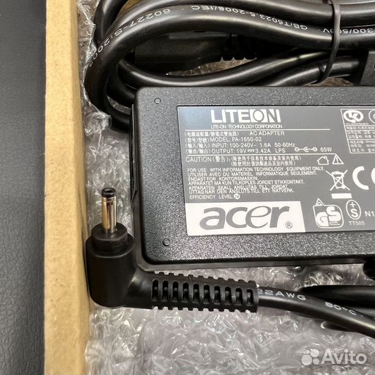 Блок питания Acer 19V - 3.42A / 65w / 3.0x1.1mm