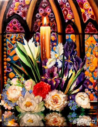 Картина маслом на холсте натюрморт