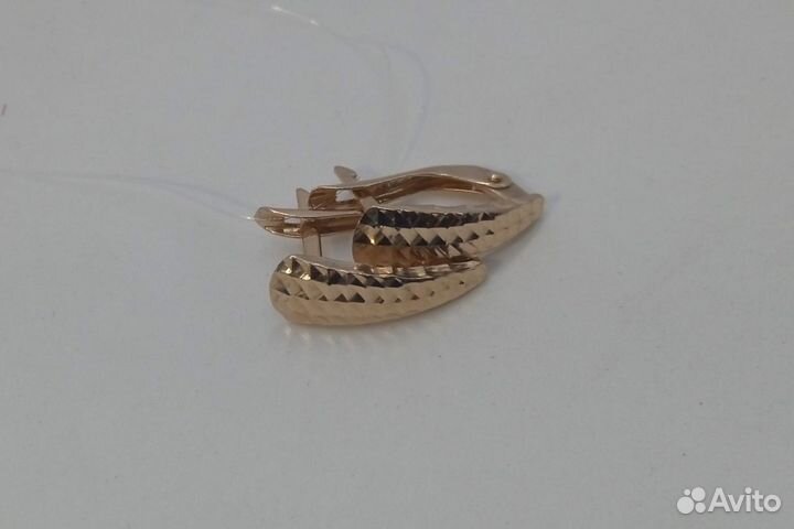 Серьги золотые 585 пробы