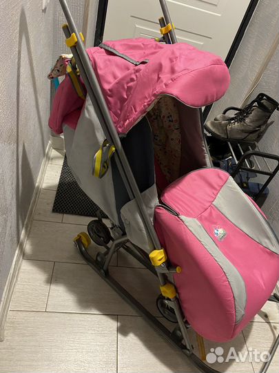 Коляска санки