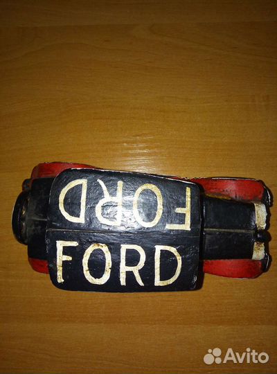 Старинная машинка, Форд, чугун литье