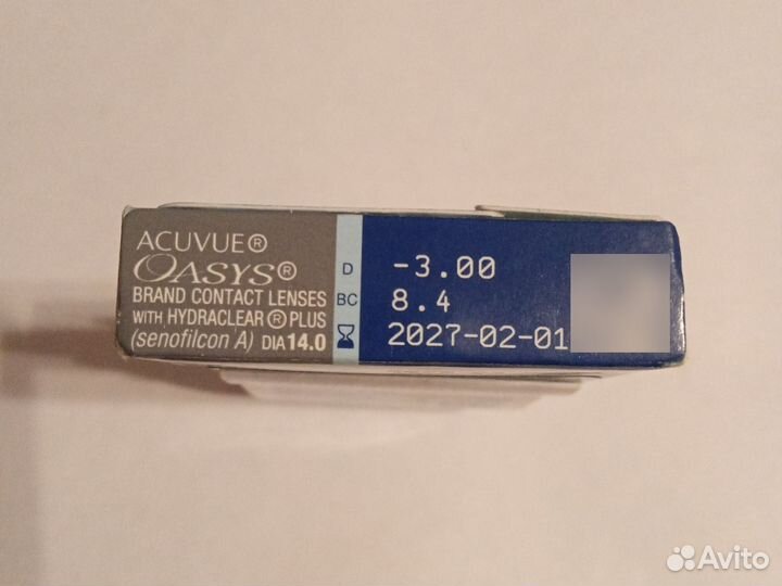 Линзы acuvue oasys