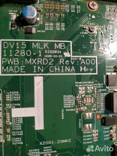 Мат. плата Dell inspiron 3520 DV15 MLK MB 11280