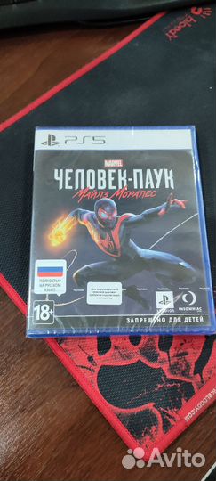 Диск для ps5 человек паук, Майлз Морализ