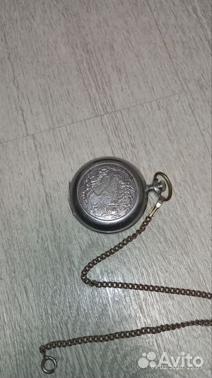Часы карманные молния глухарь