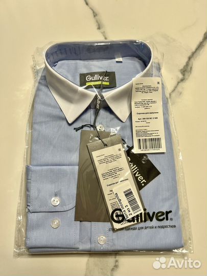 Рубашка в школу Guliver 14-164 Новая