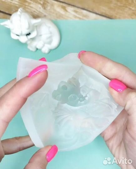 Молд силиконовый 3d дракон