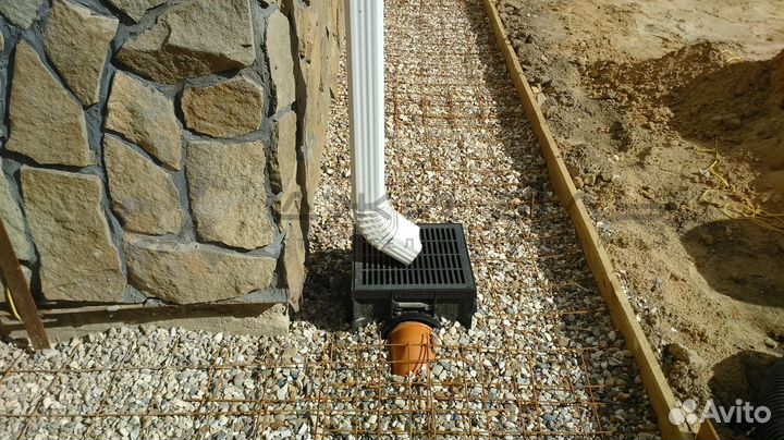 Пластиковый водоотводный лоток