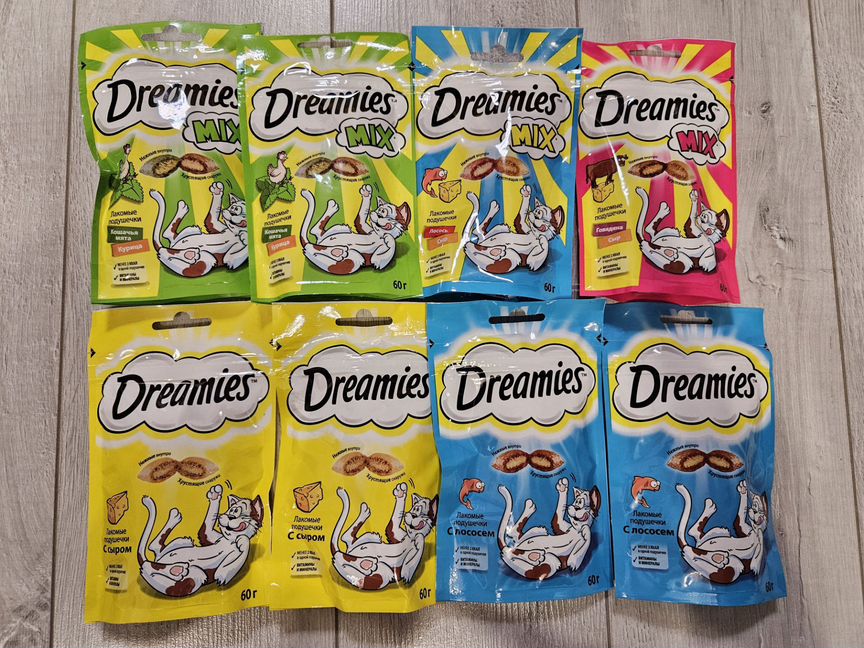 Лакомство и корм для кошек Dreamies, Brit, Aro