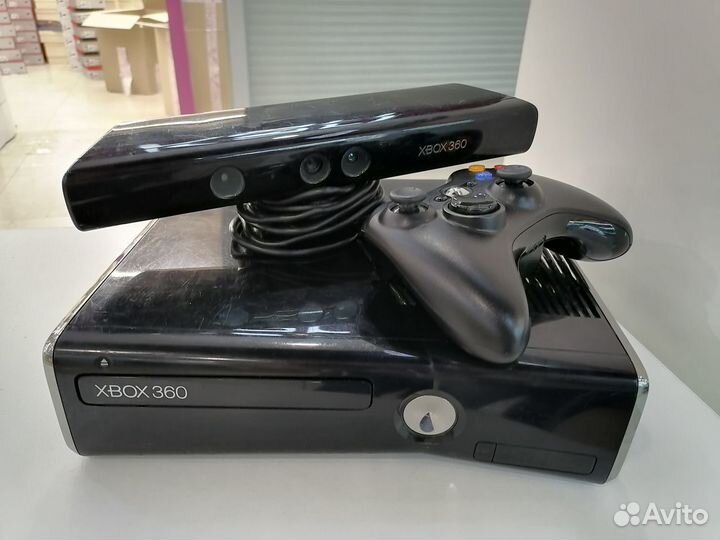 Xbox 360 250 Gb + 102 игры+ джой+кинект