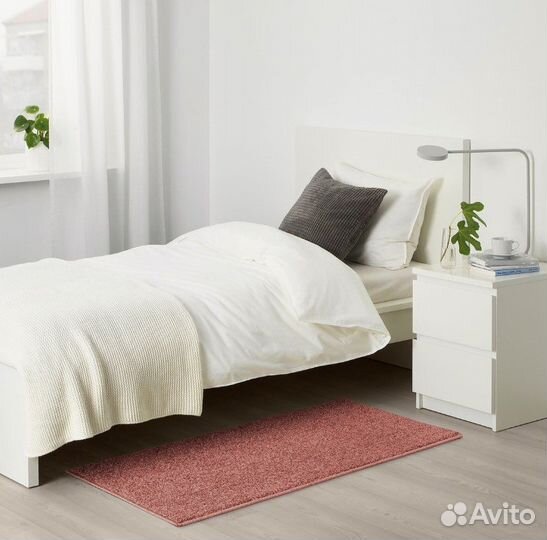 Новый ковер IKEA Аллерслев, розовый. Доставка