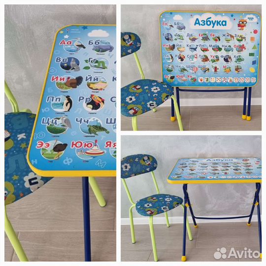 Детская мебель стульчик и столик