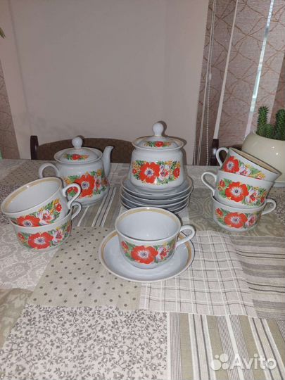 Чайный сервиз ссср,новый