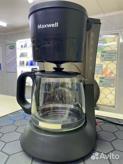 Кофеварка Maxwell mw-1650 bk