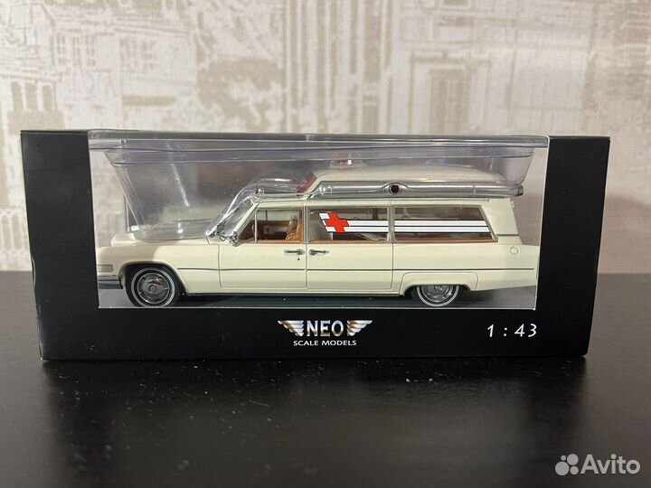 Модель Cadillac. High Top Ambulance. NEO 1/43