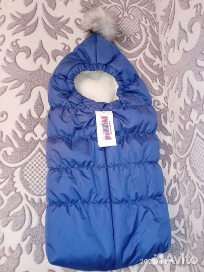 Зимний конверт на выписку