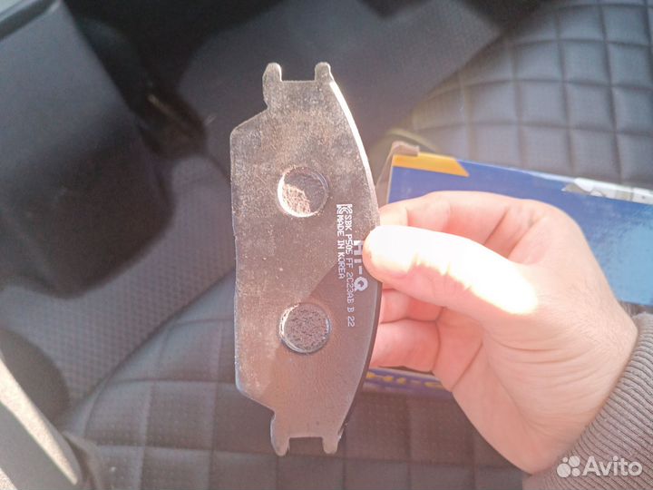Тормозные колодки на hyundai solaris accent