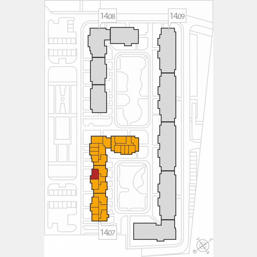 2-к. квартира, 59,3 м², 2/8 эт.