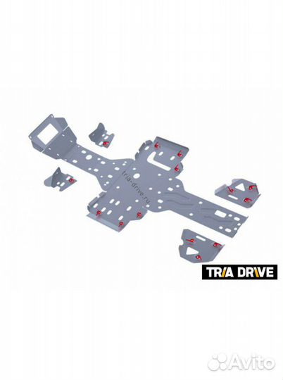 Защита днища для квадроцикла Русская Механика RM 5