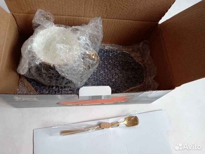 Чашка с блюдцем новые, кофейный набор