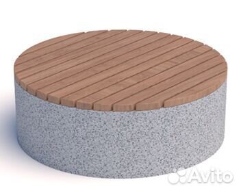 Скамейка бетонная парковая