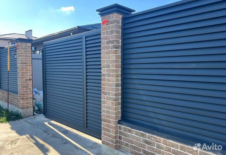 Забор Ламели/ Забор жалюзи