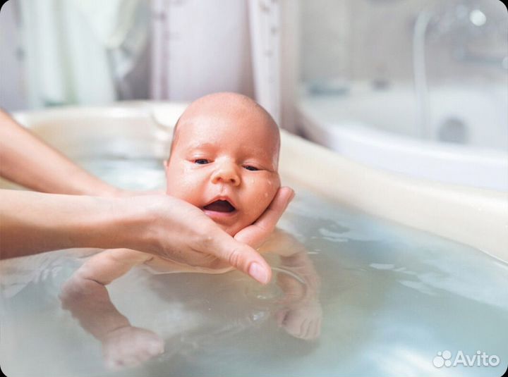 Грудничковое плавание на дому