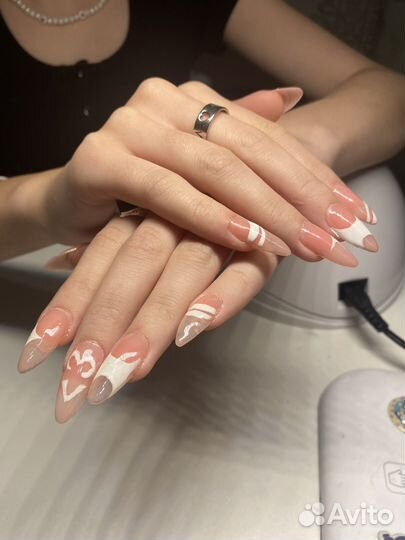 Наращивание ногтей на дому