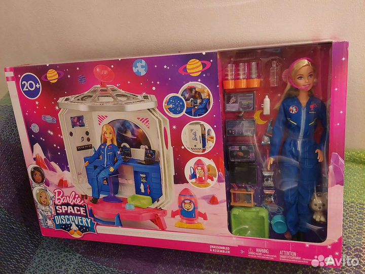 Barbie набор барби space discovery новый космонавт