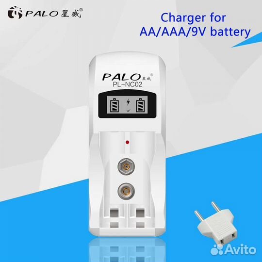 Зарядное устройство для акб типа 9В, аа, ааа