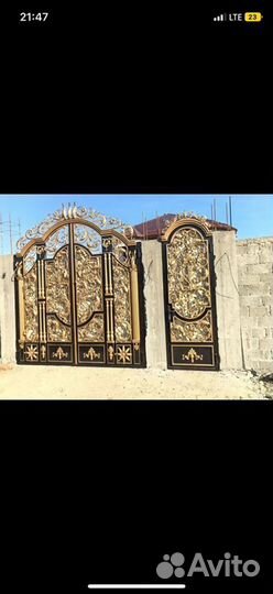 Кованые ворота под ключ с установкой и доставкой