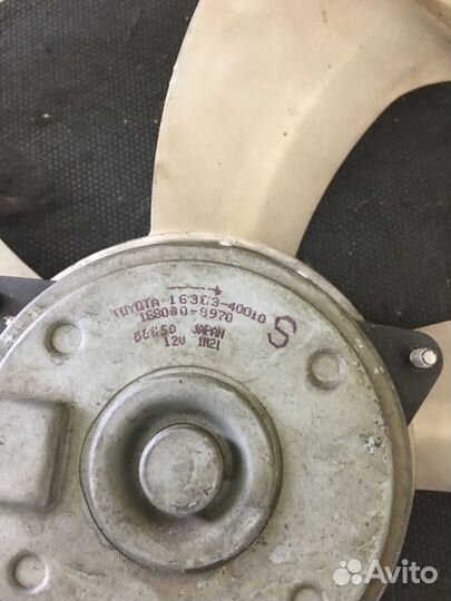 Вентилятор радиатора Toyota iQ 1636340010