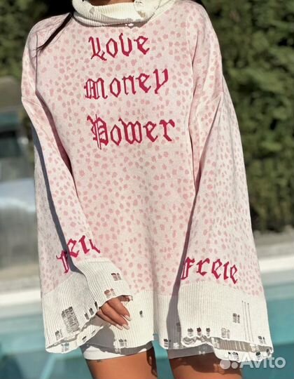 Свитер женский оверсайз