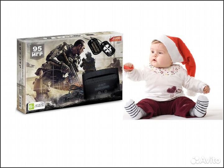 Sega Super Drive Advanced Warfare+8 игр / 810 игр
