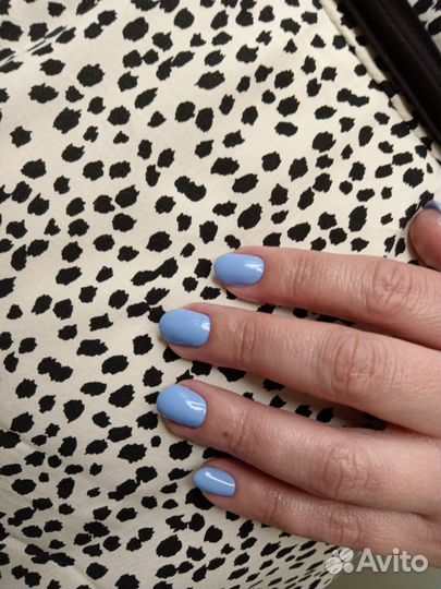 Маникюр с однотонным покрытием