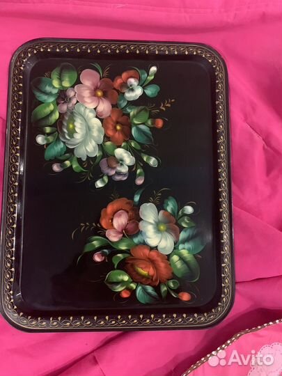 Поднос жостова,авторская работа