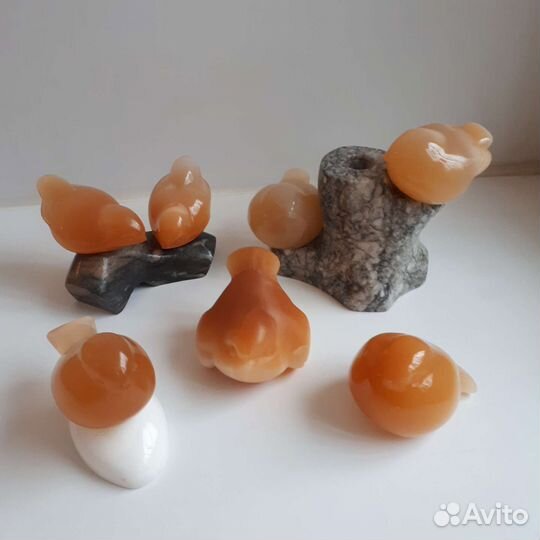 Статуэтки животных, СССР. Селенит, гипс