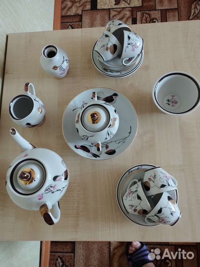 Кофейный сервиз, лфз, СССР, новый, 24 предмета