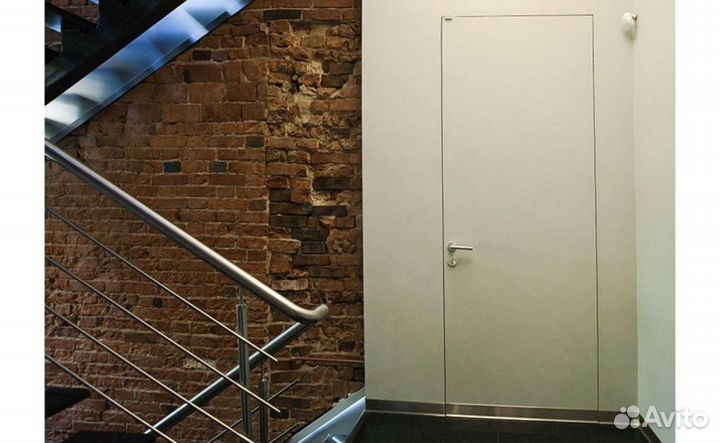 Скрытая межкомнатная дверь под покраску