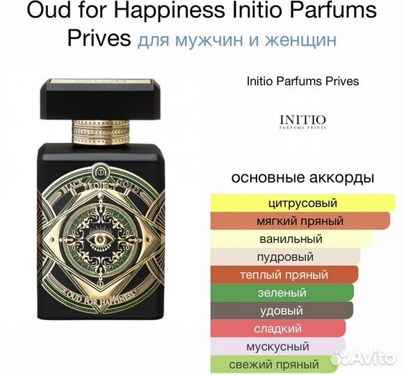 Initio oud for happiness Духи+подарок при покупки