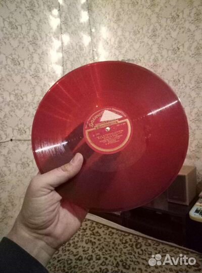 Цветная пластинка 78 об. 60-е годы.Раритет