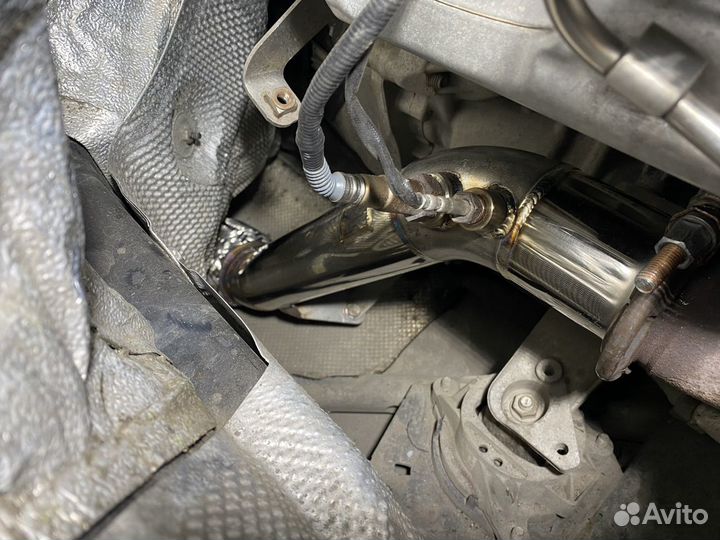 Даунпайп (Downpipe) N47 63мм для BMW 18d 20d 25d